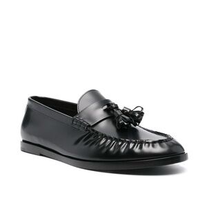 NWOB The Row Tassel Leather Loafers in Black Women’s Size 7.5